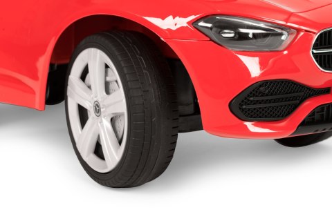 Jeździk autko Mercedes C CLASS interaktywna kierownica dźwięki czerwony MULTISTORE Jeździk autko Mercedes C CLASS interaktywna kierownica dźwięki czerwony MULTISTORE