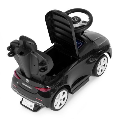 Jeździk pchacz autko Mercedes C CLASS interaktywna kierownica prowadnik czarny MULTISTORE Jeździk pchacz autko Mercedes C CLASS interaktywna kierownica prowadnik czarny MULTISTORE