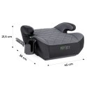 Podkładka ISOFIX samochodowa siedzisko dla dzieci i-SIZE uchwyt na napoje wzrost 125-150 cm ECOTOYS ECOTOYS