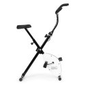 Rowerek treningowy rower stacjonarny fitness mechaniczny licznik komputer płynna regulacja - biały ModernHome ModernHome