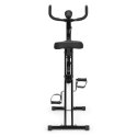 Rowerek treningowy rower stacjonarny fitness mechaniczny licznik komputer płynna regulacja - biały ModernHome ModernHome