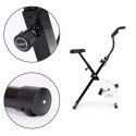 Rowerek treningowy rower stacjonarny fitness mechaniczny licznik komputer płynna regulacja - biały ModernHome ModernHome