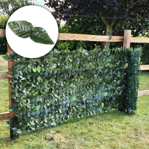 Sztuczny bluszcz żywopłot 300x100 cm zielona osłona na balkon maskująca MultiGarden Sztuczny bluszcz żywopłot 300x100 cm zielona osłona na balkon maskująca MultiGarden
