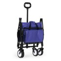 Wózek plażowy transportowy ogrodowy składany niebieski 48x90 cm MultiGarden MultiGarden