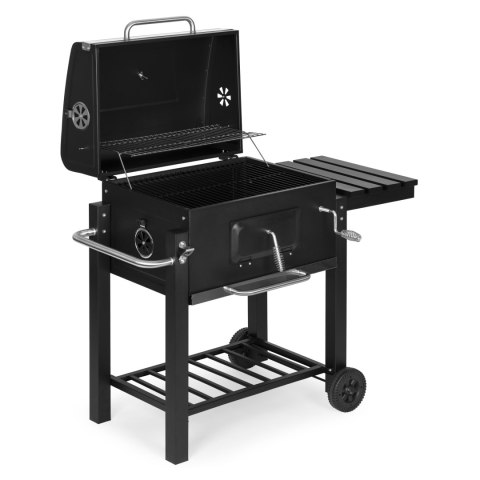 Grill węglowy duży ogrodowy z pokrywą termometr półki koła dmuchawa gratis MEBELKI24 Grill węglowy duży ogrodowy z pokrywą termometr półki koła dmuchawa gratis MEBELKI24