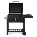 Grill węglowy duży ogrodowy z pokrywą termometr półki koła dmuchawa gratis MEBELKI24