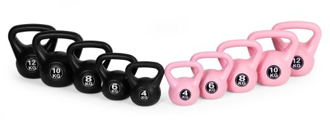 Kettlebell kettle 10 kg do ćwiczeń hantla kula odważnik obciążenie ciężar fitness różowy ModernHome ModernHome Kettlebell kettle 10 kg do ćwiczeń hantla kula odważnik obciążenie ciężar fitness różowy ModernHome ModernHome