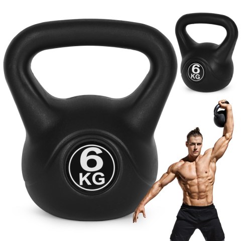 Kettlebell kettle 6 kg do ćwiczeń hantla kula odważnik obciążenie ciężar fitness ModernHome ModernHome Kettlebell kettle 6 kg do ćwiczeń hantla kula odważnik obciążenie ciężar fitness ModernHome ModernHome