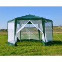 Namiot pawilon ogrodowy handlowy 2x2x2 m z moskitierą zielony MultiGarden MultiGarden