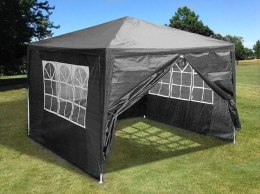 Namiot pawilon ogrodowy handlowy 3x3 m 4 ścianki szary MultiGarden MultiGarden