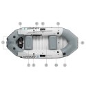 Ponton dmuchany Mariner 3 dla 3 osób wiosła pompka uchwyty na wędkę i silnik INTEX 68373 INTEX