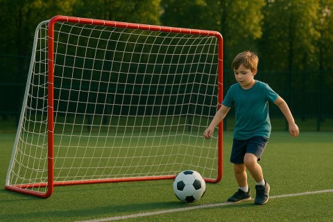 Dwie bramki piłkarskie z siatką do piłki nożnej 180x122 cm MultiGarden MultiGarden