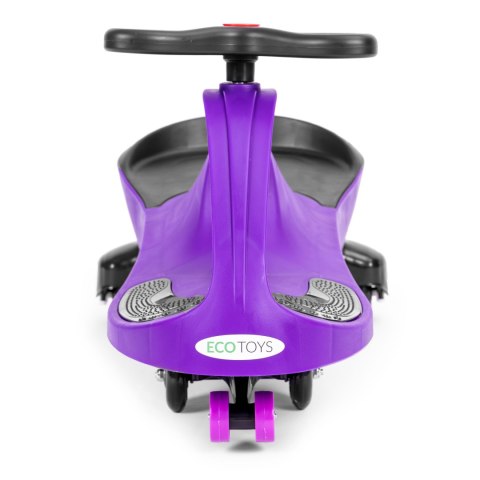 Jeździk grawitacyjny pojazd dla dzieci koła LED fioletowy ECOTOYS ECOTOYS Jeździk grawitacyjny pojazd dla dzieci koła LED fioletowy ECOTOYS ECOTOYS