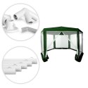 Namiot pawilon ogrodowy handlowy 2x2x2 m z moskitierą zielony MultiGarden MultiGarden